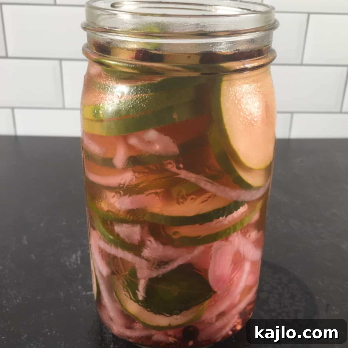 no cook pickles in jar