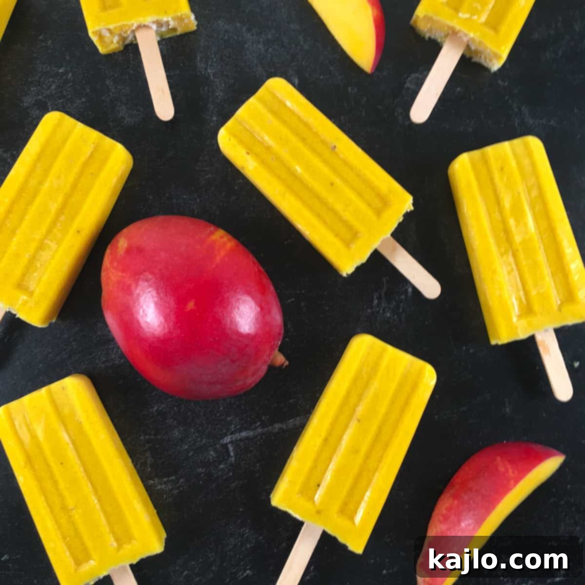 Weight Gainer Mango Popsicles 2 Popsicles for weight gain, creamy mango pops