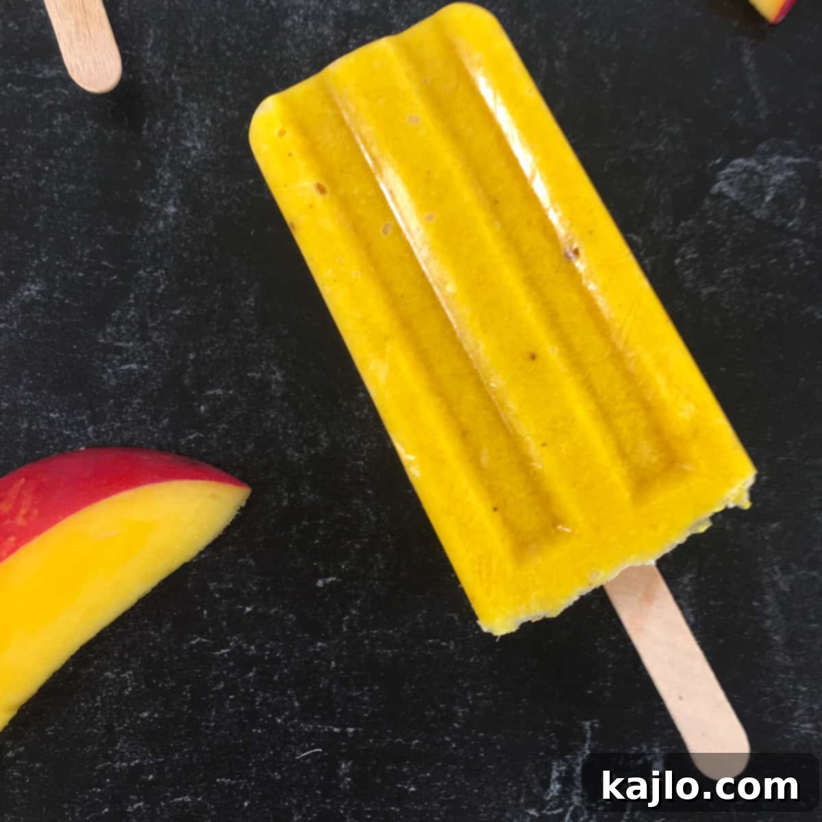Weight Gainer Mango Popsicles 3 High calorie popsicle recipe with mango and coconut milk