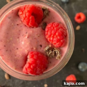 keto berry smoothie