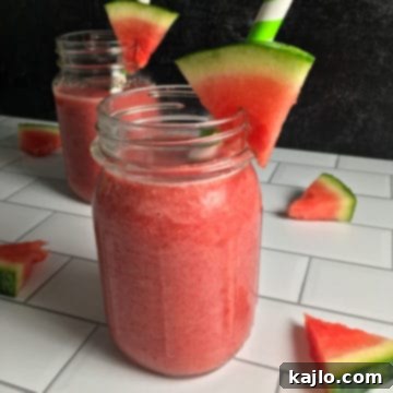 Refreshing Watermelon Banana Smoothie 9 banana watermelon smoothie