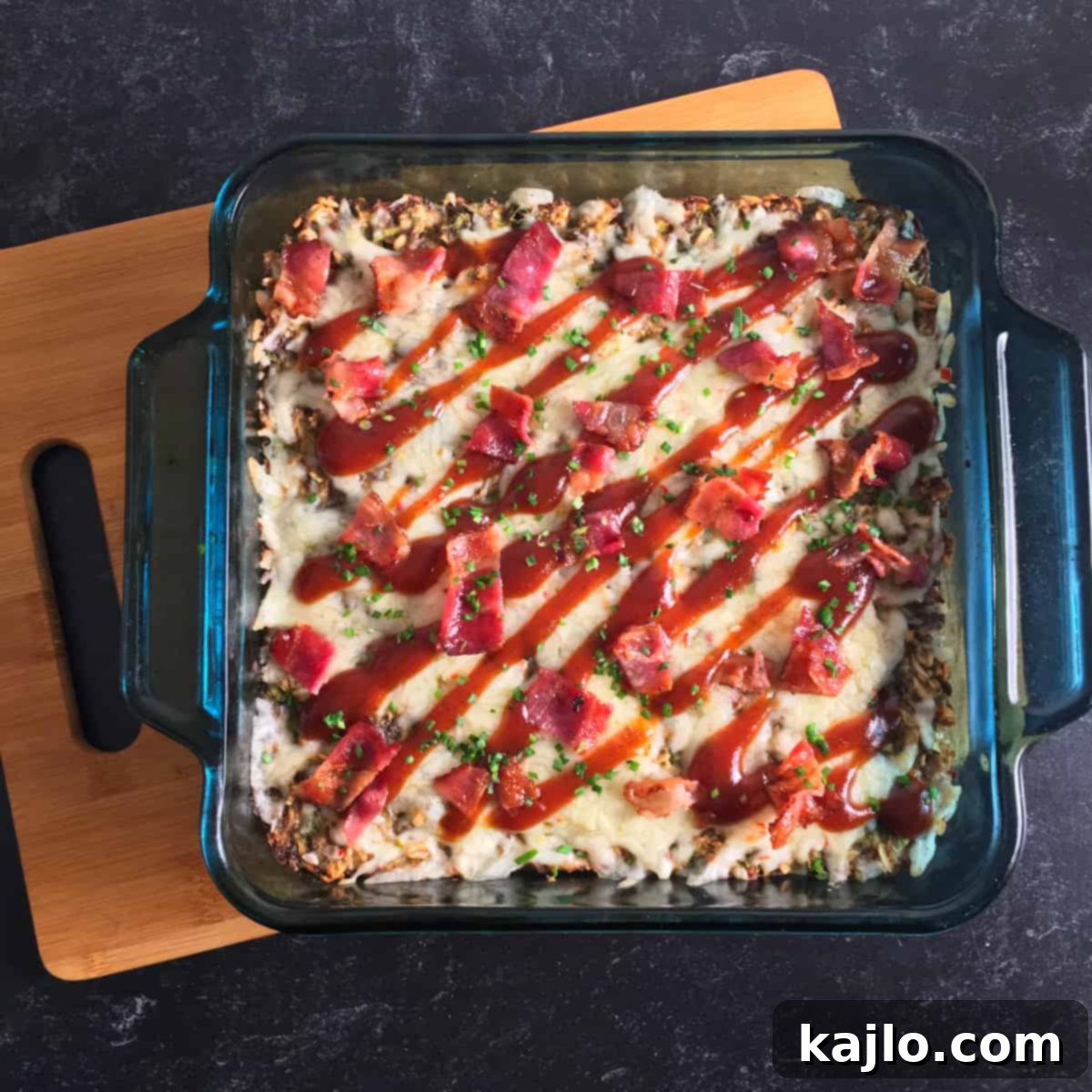 Hearty Savory Baked Oats with Meat 3 baked oatmeal meat