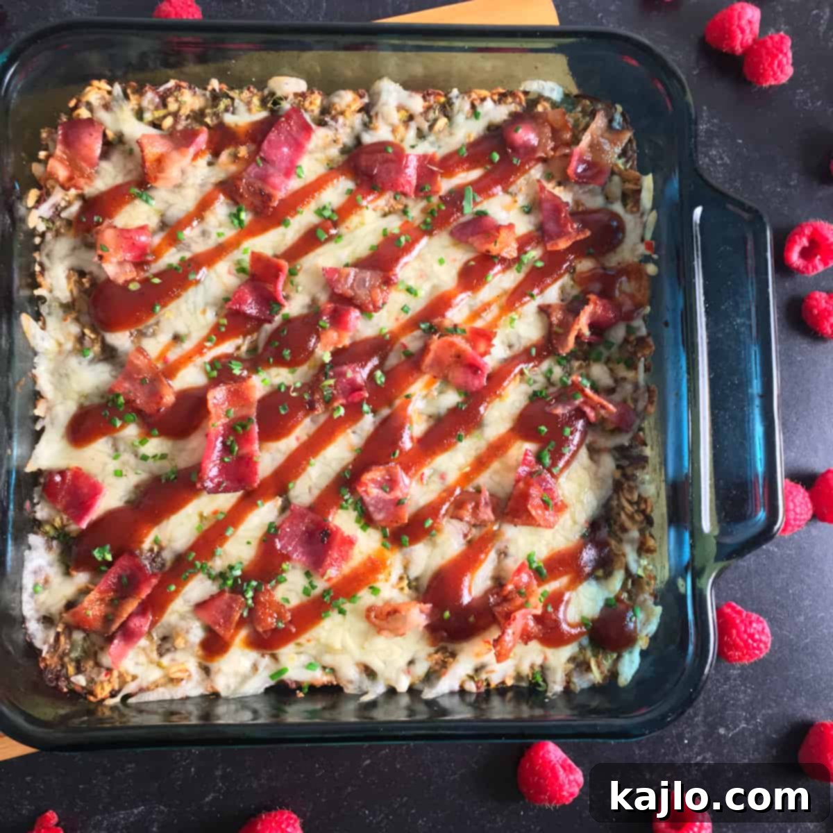 Hearty Savory Baked Oats with Meat 5 oatmeal with meat