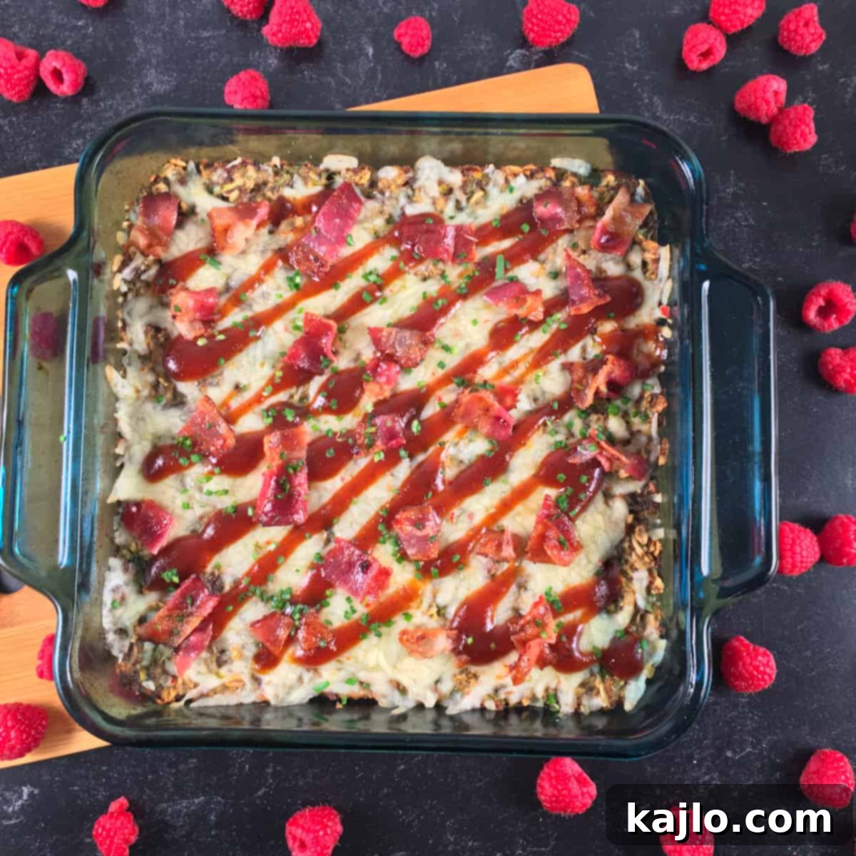 Hearty Savory Baked Oats with Meat 8 meat in oatmeal