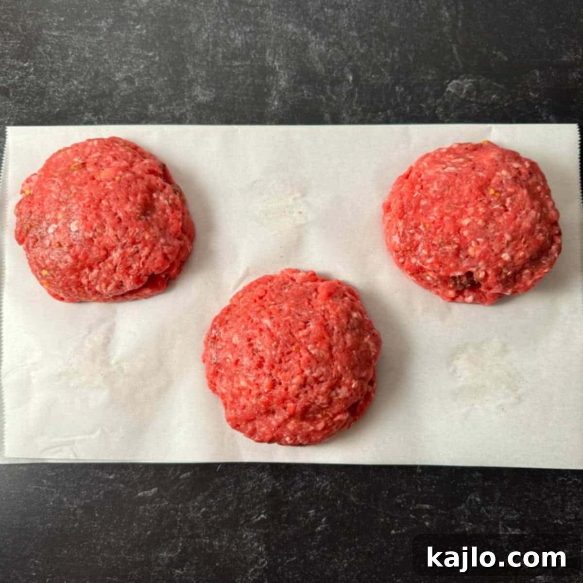 Air Fryer Juicy Lucy Burgers with a Melty Core 6 cheese stuffed burgers