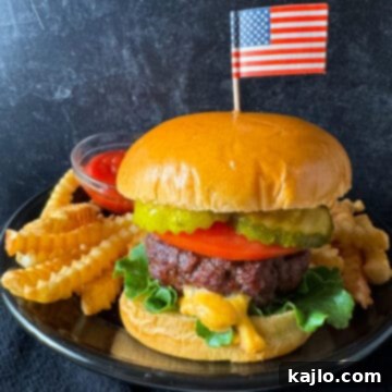 Air Fryer Juicy Lucy Burgers with a Melty Core 9 air fryer juicy lucy