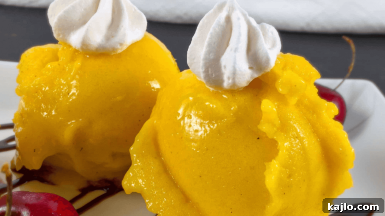 10 Irresistible Frozen Treats That Will Make You Ditch Ice Cream 3 Sugar free mango nice cream - no ice cream maker needed