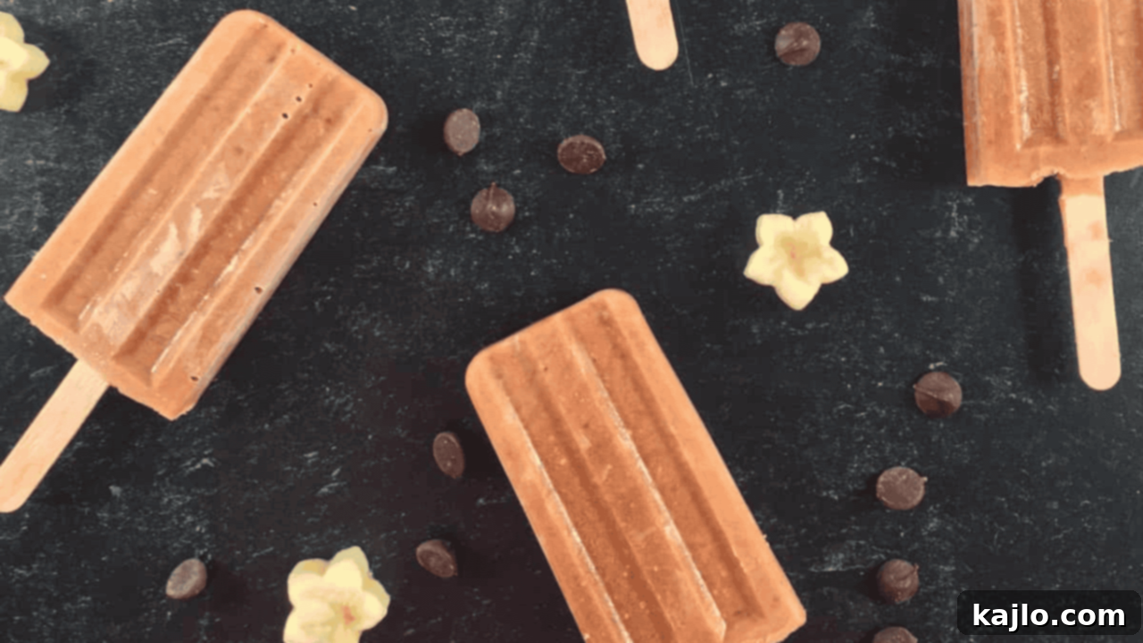 10 Irresistible Frozen Treats That Will Make You Ditch Ice Cream 5 Sugar free banana popsicles - vegan and gluten-free