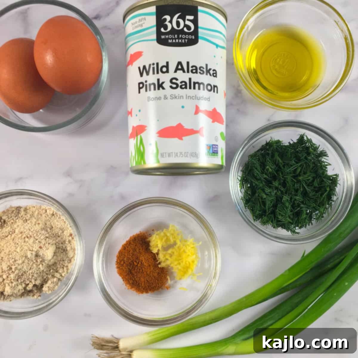 air fryer salmon patties ingredients