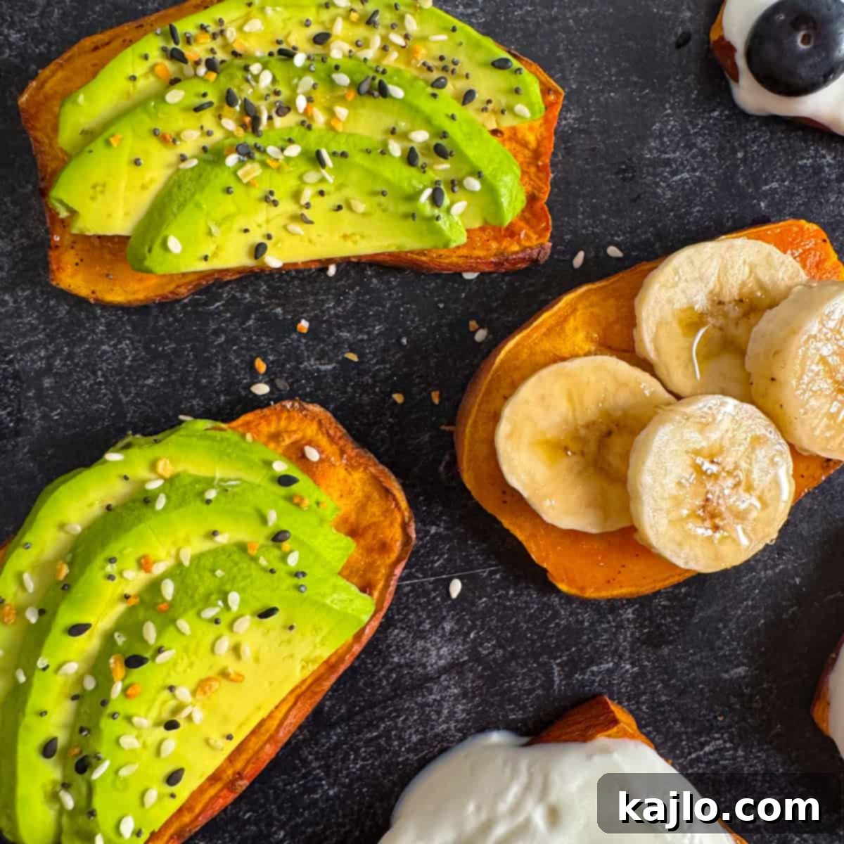 air fry sweet potato toast