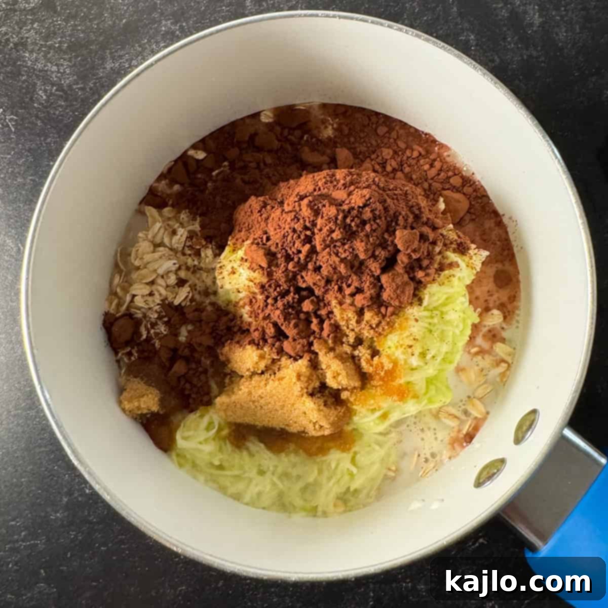 Çikolatalı Kabaklı Yulaf Ezmesi Lezzeti 4 how to make zucchini oats