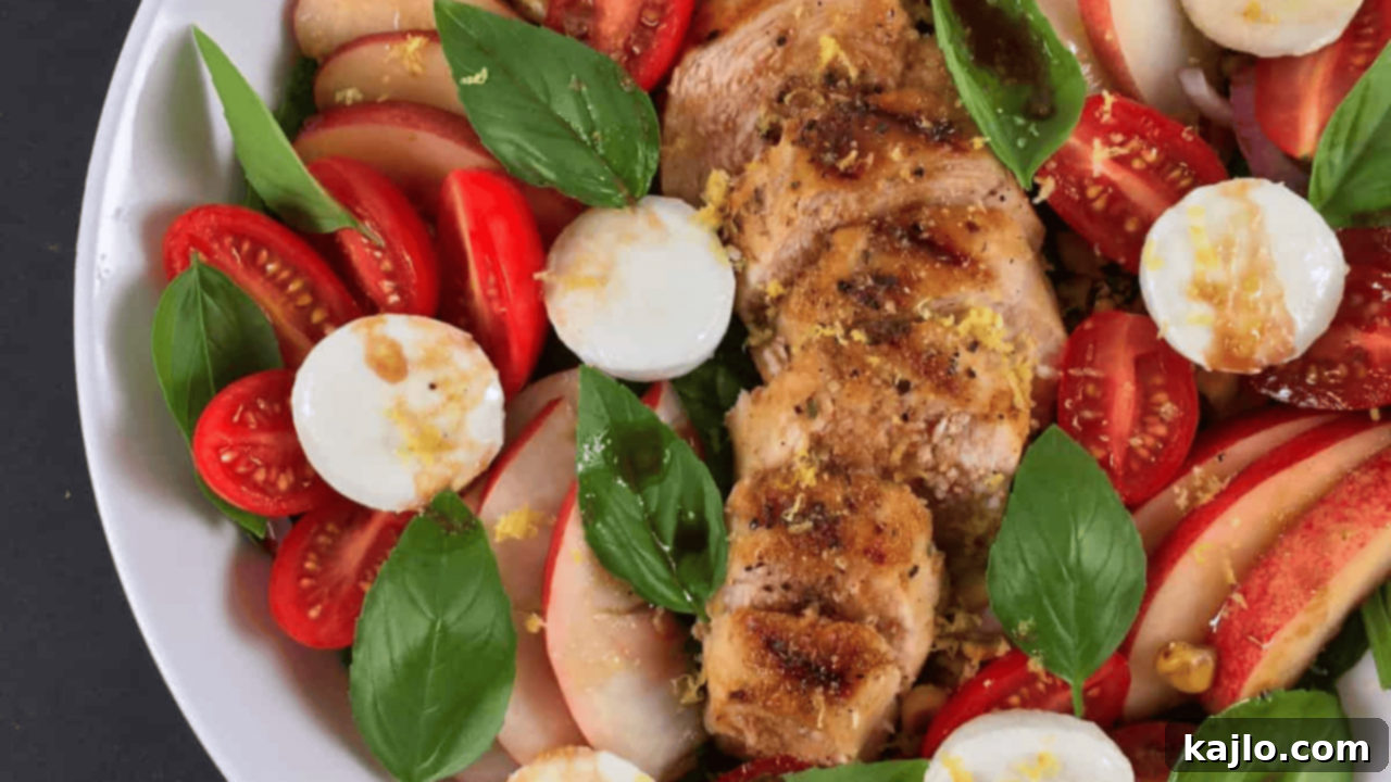 Spinach Caprese Salad