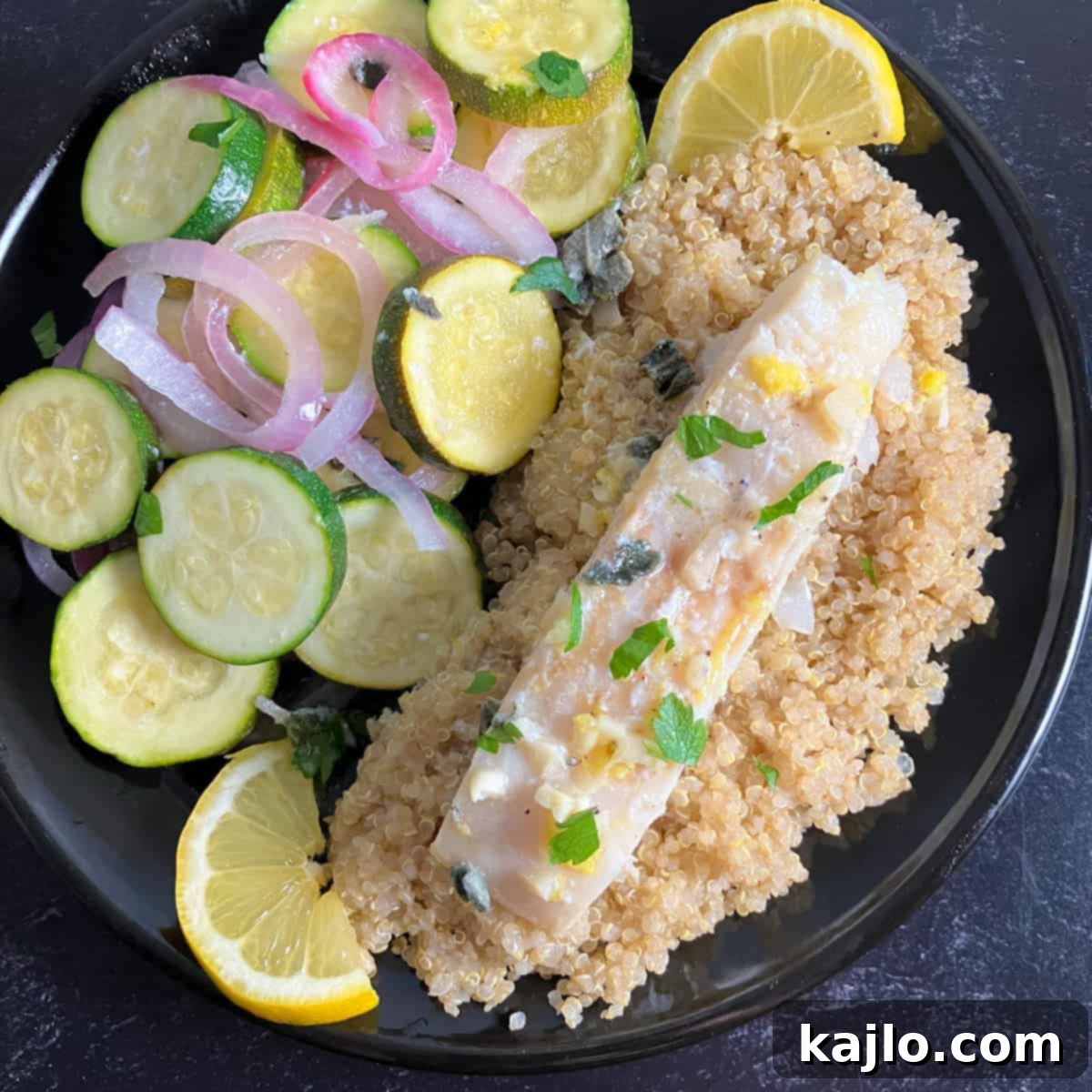 Parchment Baked Cod with Seasonal Vegetables 2 Perfectly cooked cod and vegetables sealed in parchment, illustrating the en papillote technique.