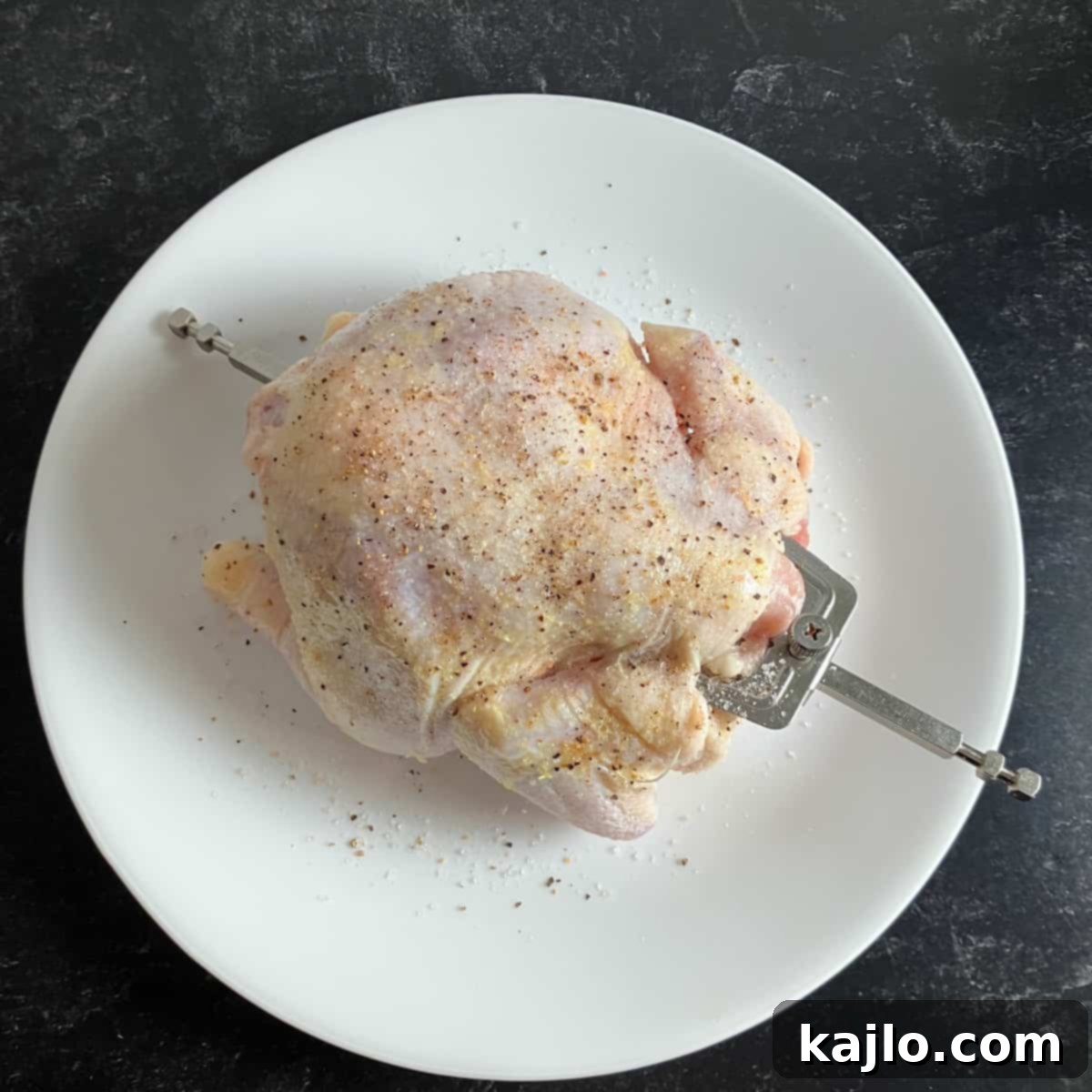 Crispy Air Fryer Rotisserie Cornish Hen Recipe and Nutrition Facts 4 cornish hen on air fryer rotisserie