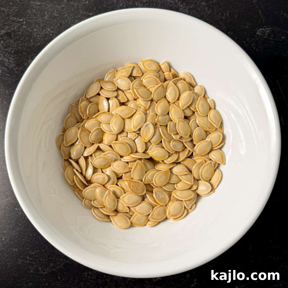 Gourmet Roasted Pumpkin Seeds 4 Cleaning pumpkin seeds for roasting