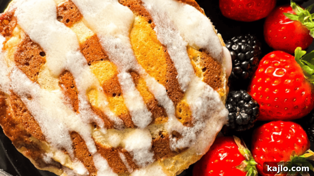 Kodiak Cakes Cinnamon Roll Pancakes